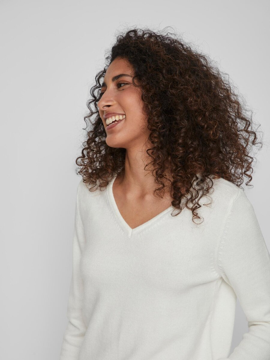 Pull van het merk Vila in het Wit