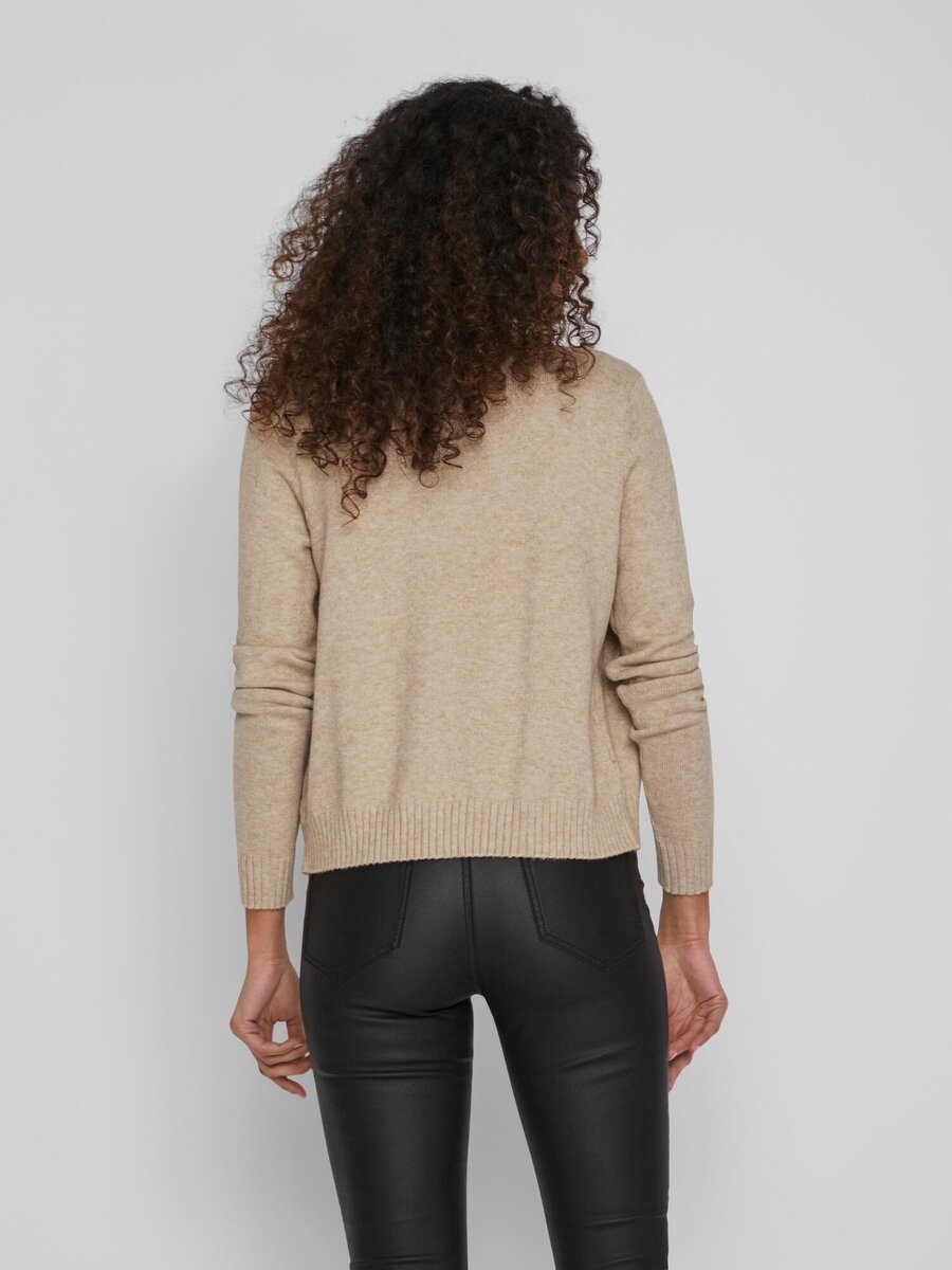 Gilet van het merk Vila in het Beige
