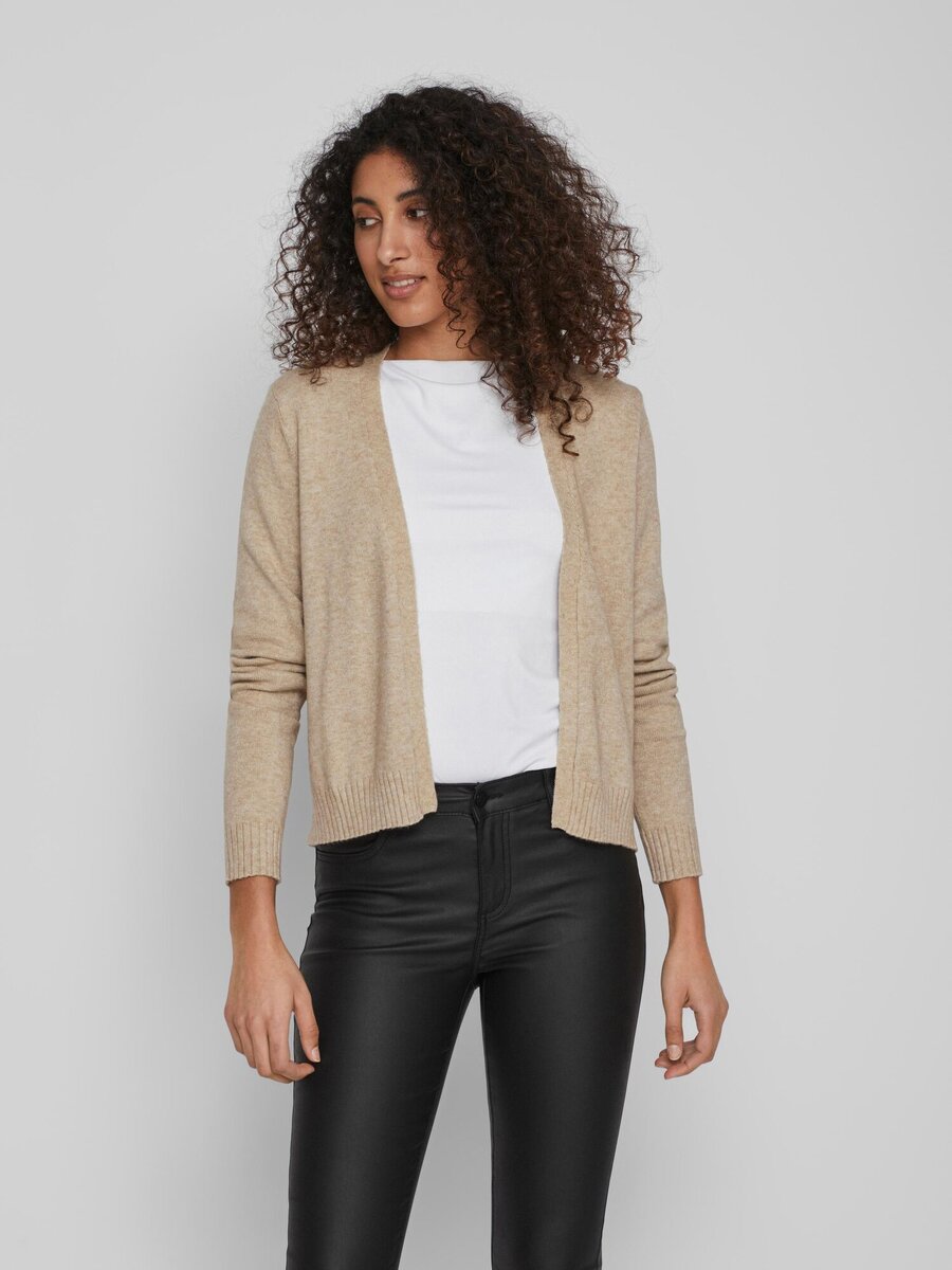 Gilet van het merk Vila in het Beige