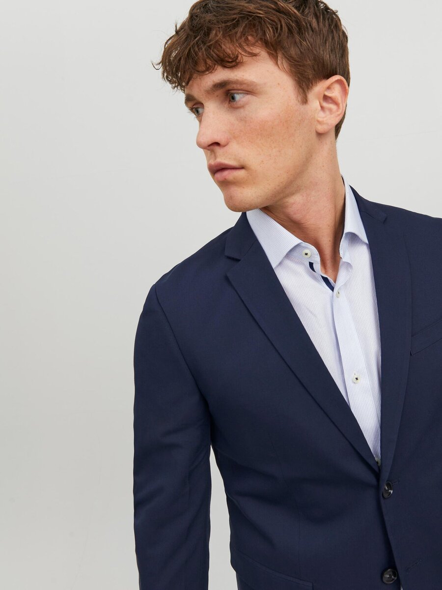 Blazer van het merk Jack & Jones Premium in het Marine