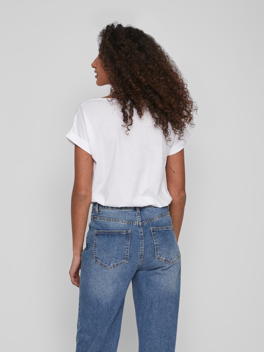 T-shirt van het merk Vila in het Wit