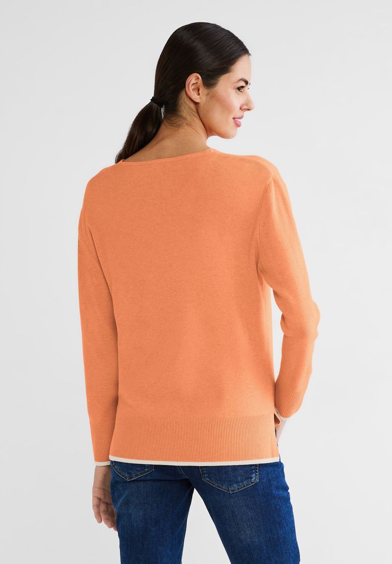 A302302 LTD QR v-neck sweater w. sl