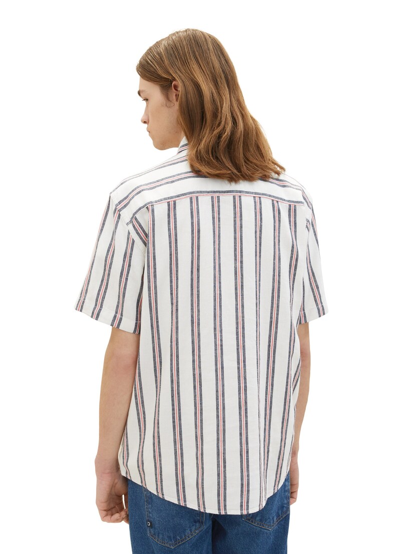 1037198 relaxed striped shirt