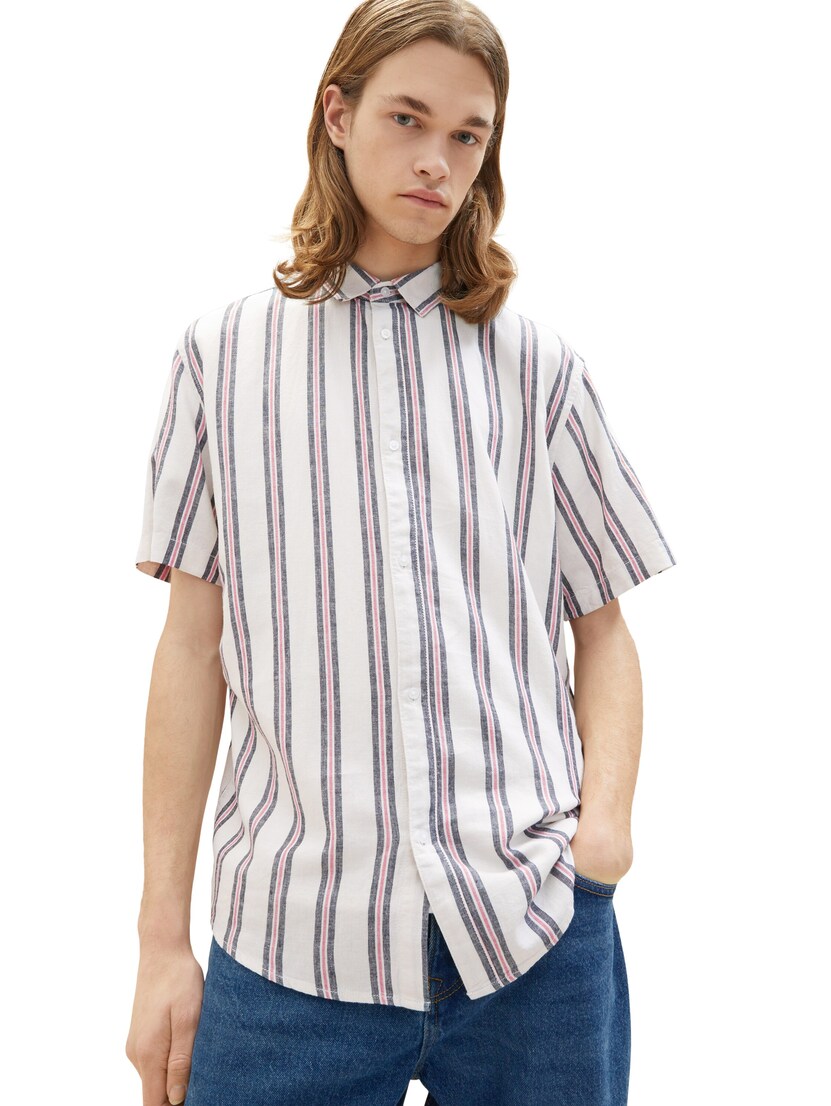 1037198 relaxed striped shirt