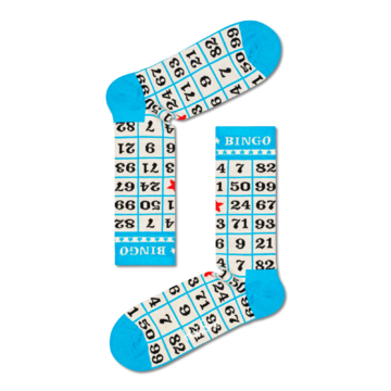 Kousen van het merk Happy Socks in het Ecru