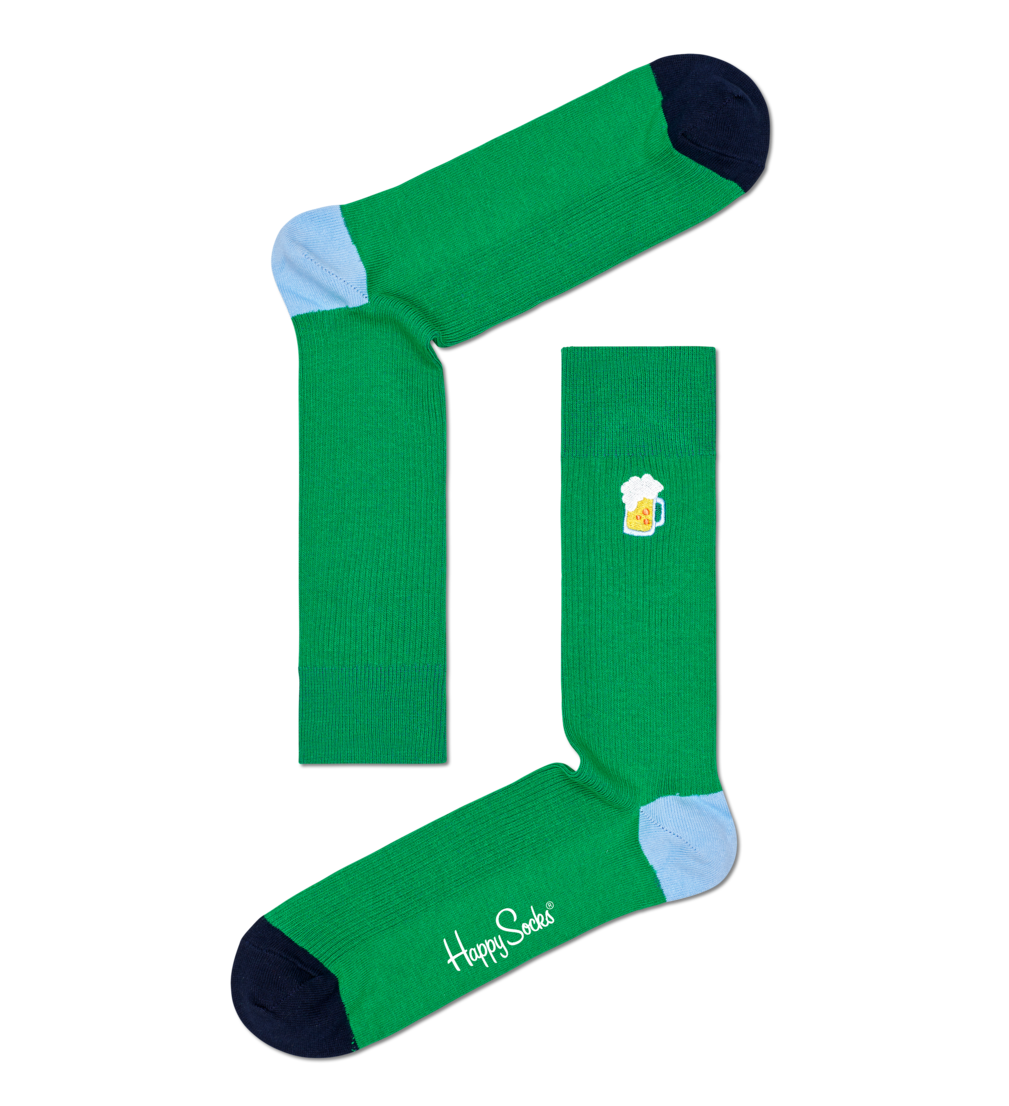 HS XBEE02-7300 2-Pack Beer Socks Gift Set