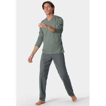 Pyjama van het merk Schiesser in het Groen