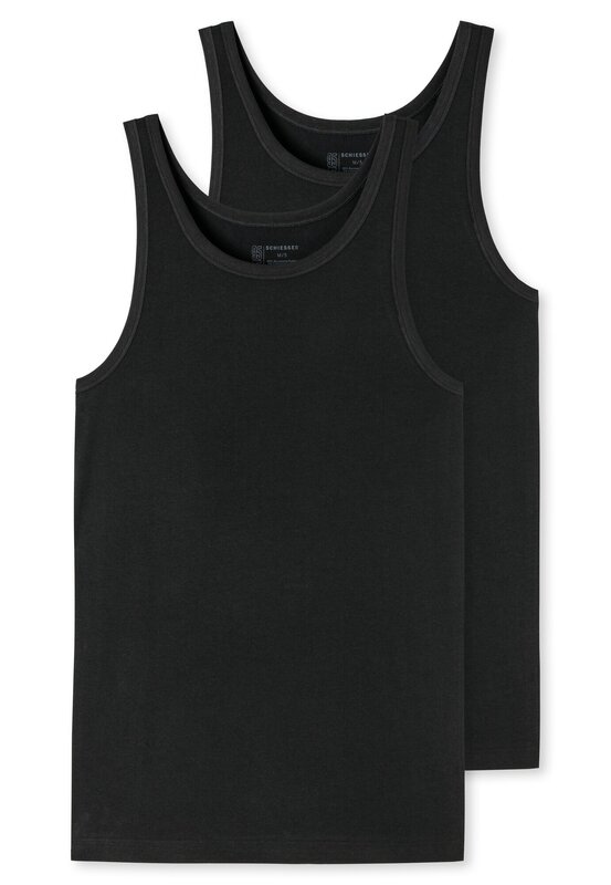 Singlet van het merk Schiesser in het Zwart