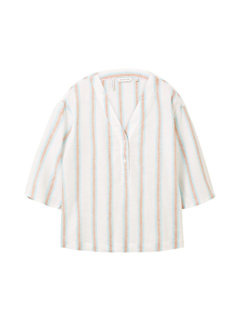 1036703 linen mix blouse tunic