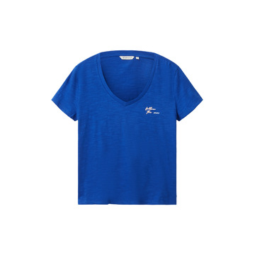 T-shirt van het merk Tom Tailor Denim in het Blauw