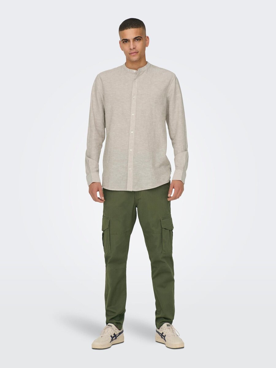 Hemd van het merk Only & Sons in het Beige