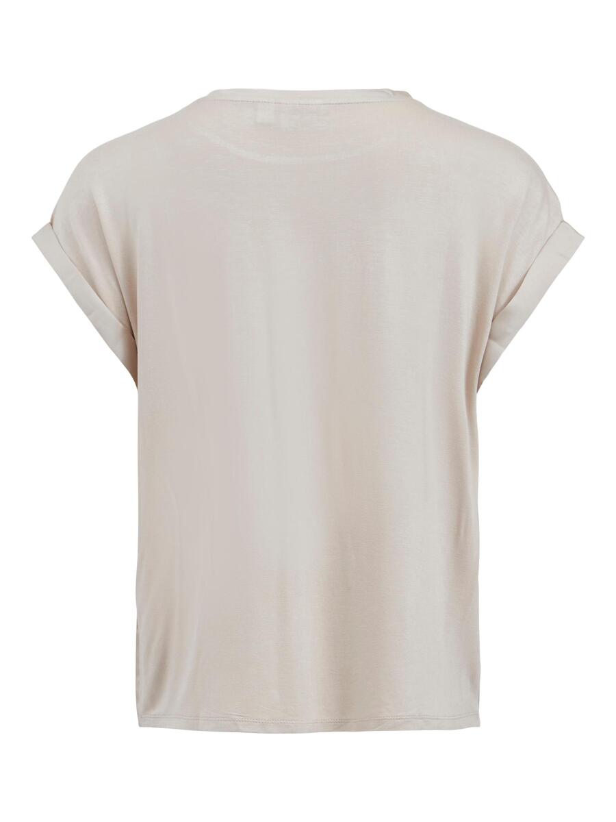 T-shirt van het merk Vila in het Beige