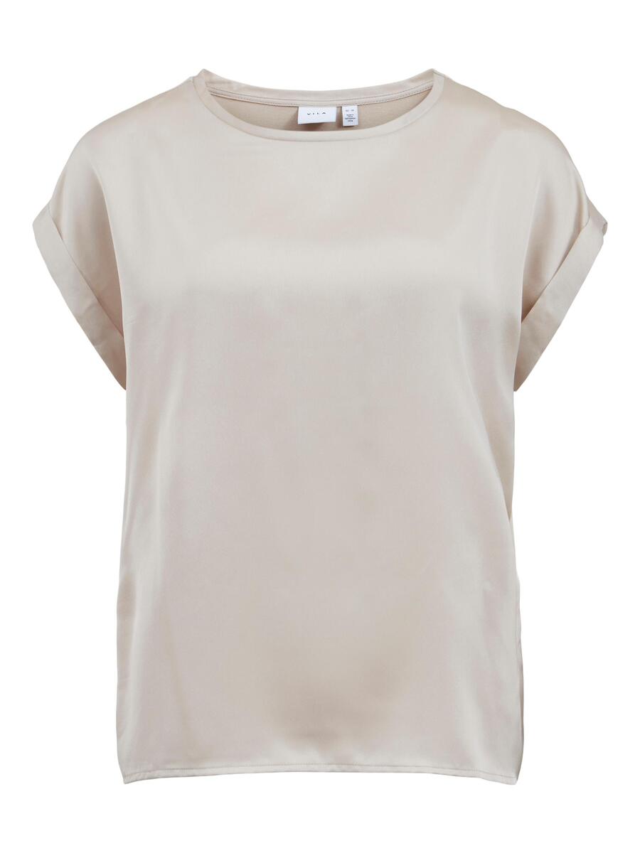 T-shirt van het merk Vila in het Beige