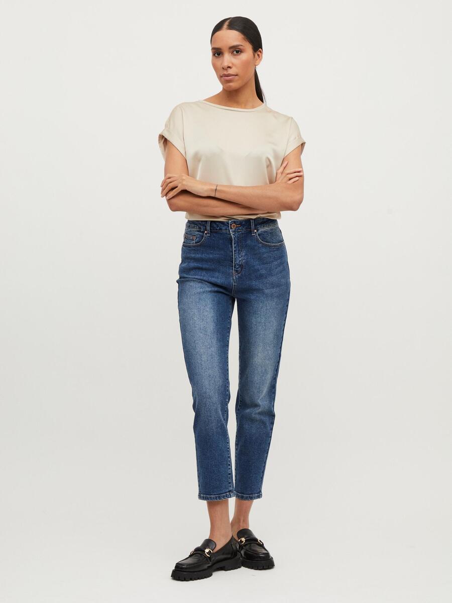 T-shirt van het merk Vila in het Beige