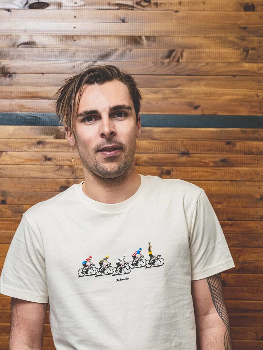 T-shirt van het merk The Vandal in het Ecru