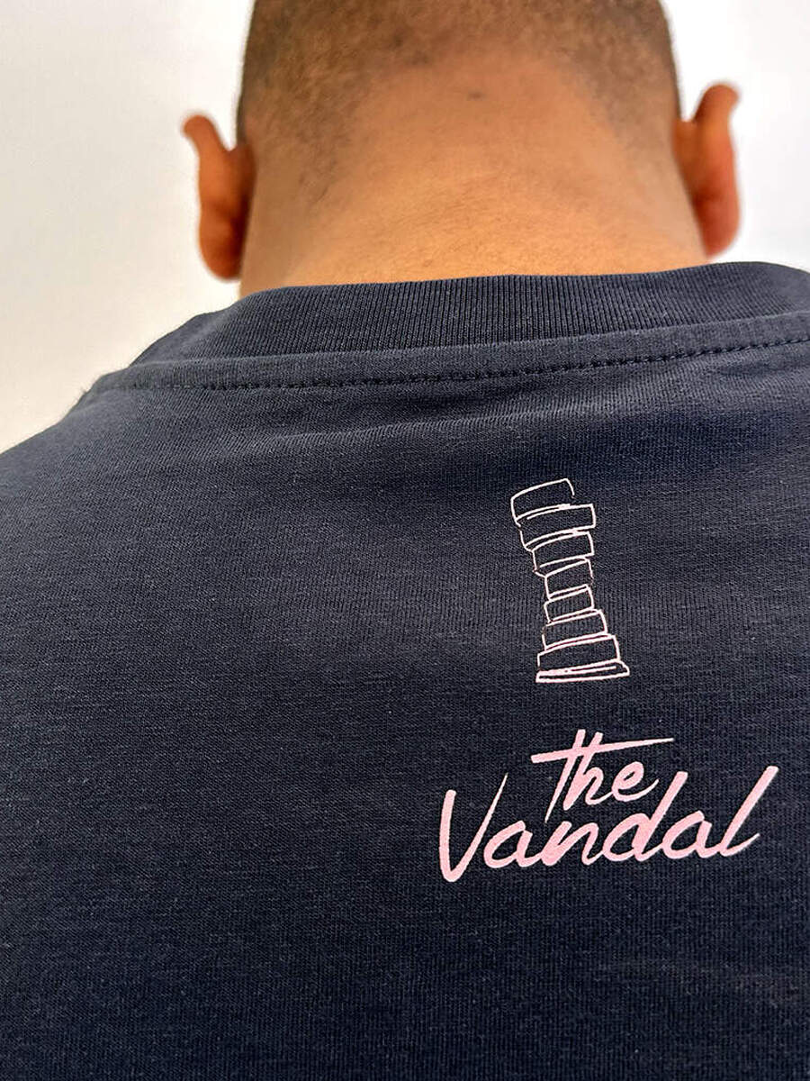 T-shirt van het merk The Vandal in het Grijs