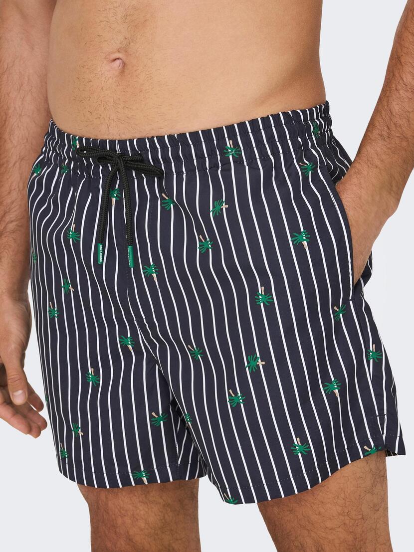ONSTED LIFE SWIM SHORT FUNNY AOP