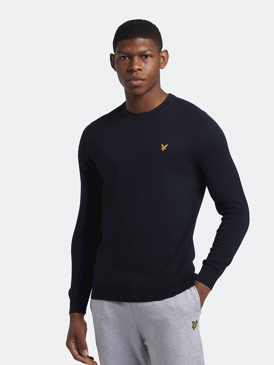 Pull van het merk Lyle & Scott in het Marine