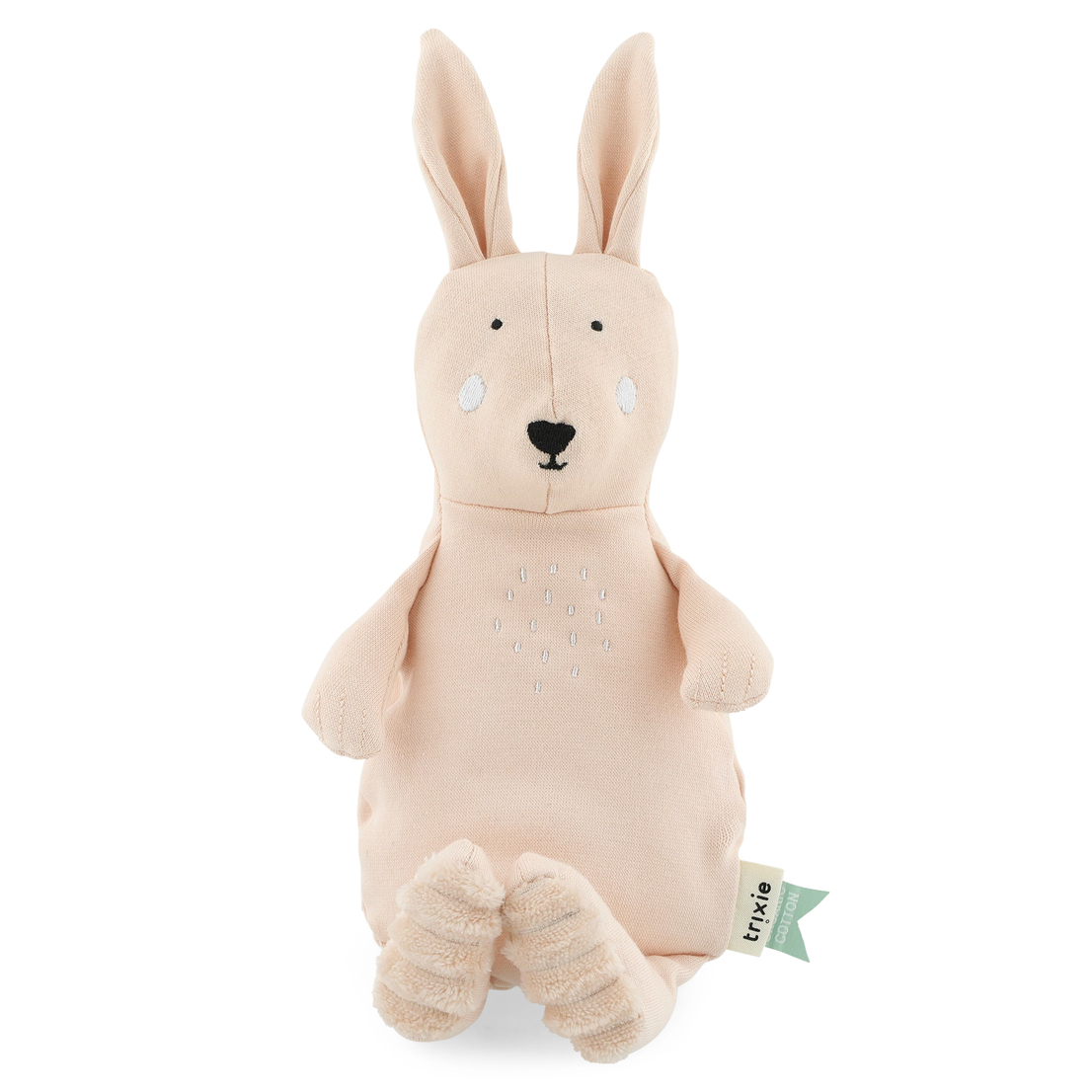 Knuffel klein 26 cm (kop tot teen) - Mrs. Rabbit
