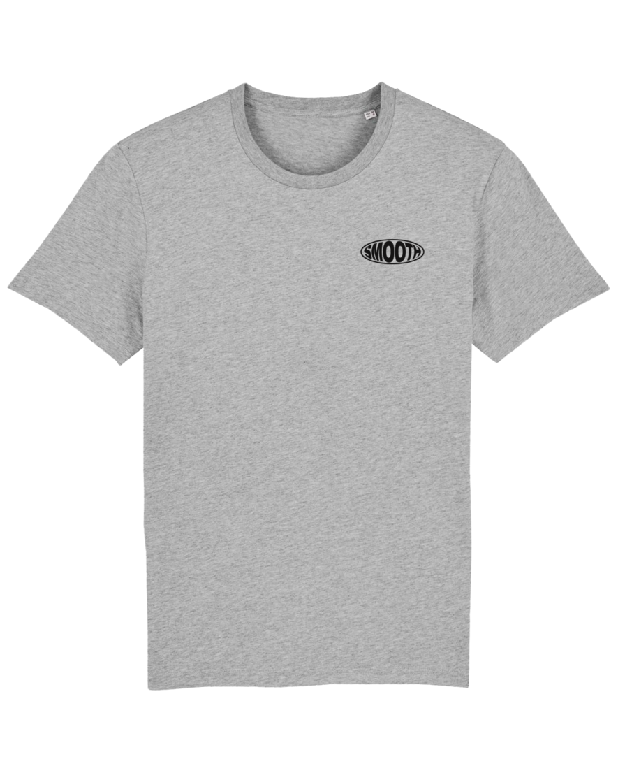 GREY T / OVAL BLACK FRONT