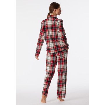Pyjama van het merk Schiesser in het Rood