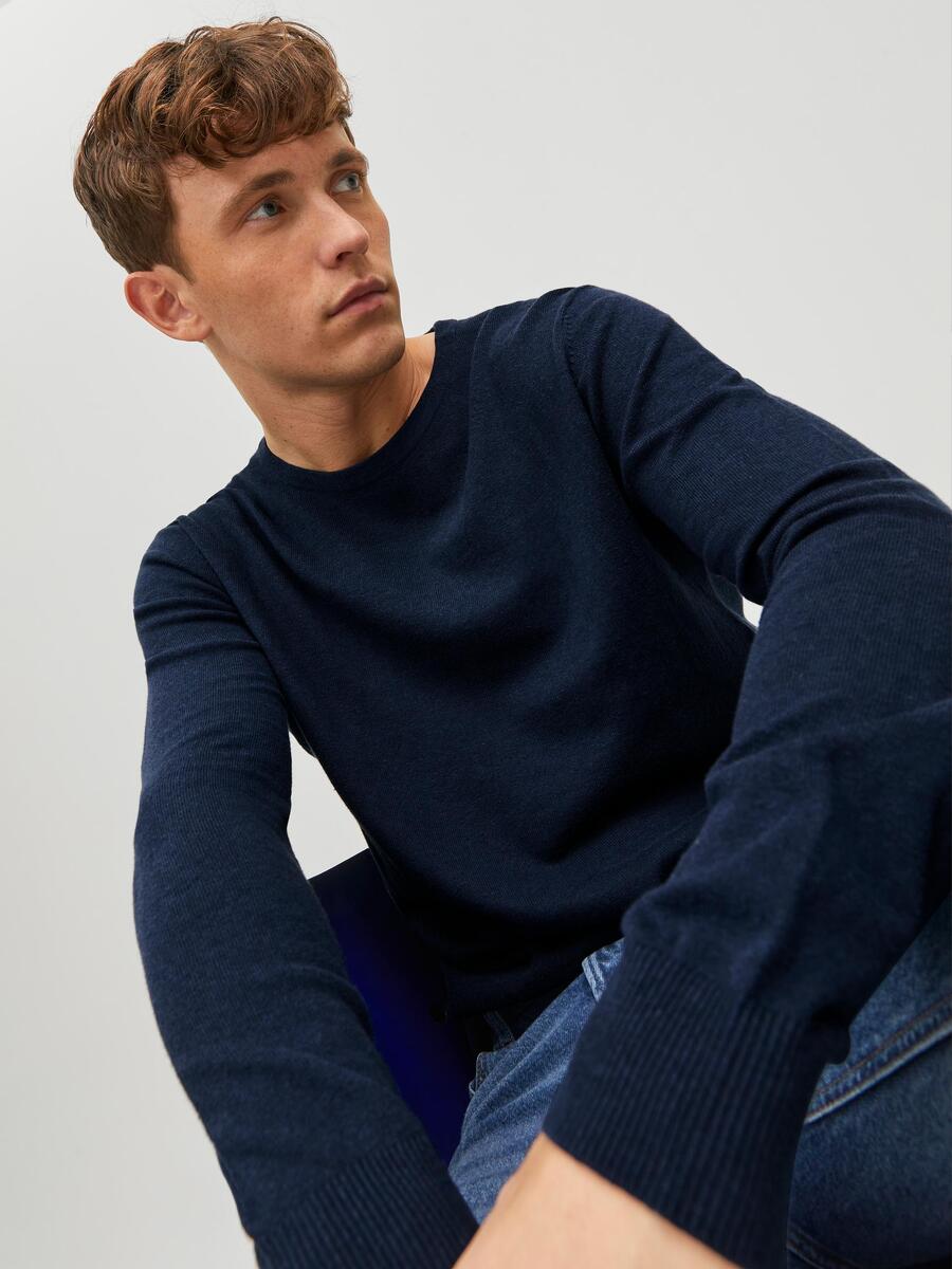 Pull van het merk Jack & Jones in het Marine