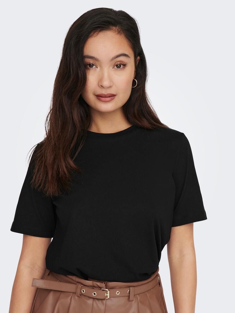 T-shirt van het merk Only in het Zwart