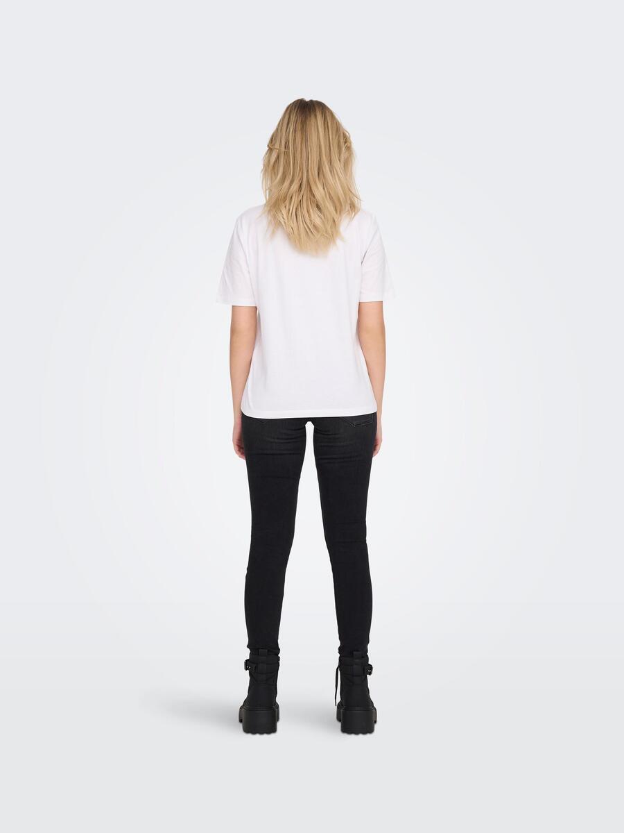 T-shirt van het merk Only in het Wit