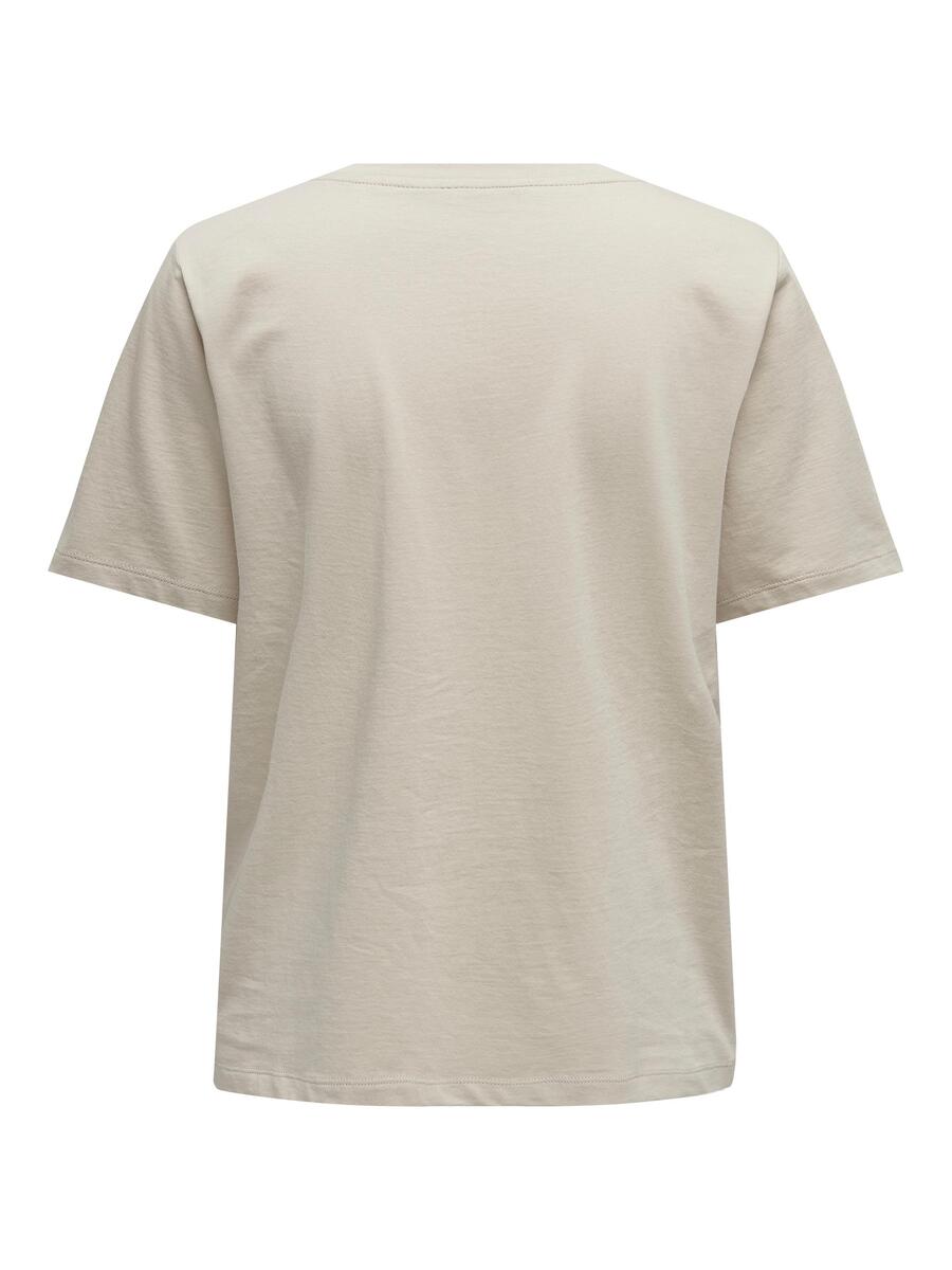 T-shirt van het merk Only in het Beige