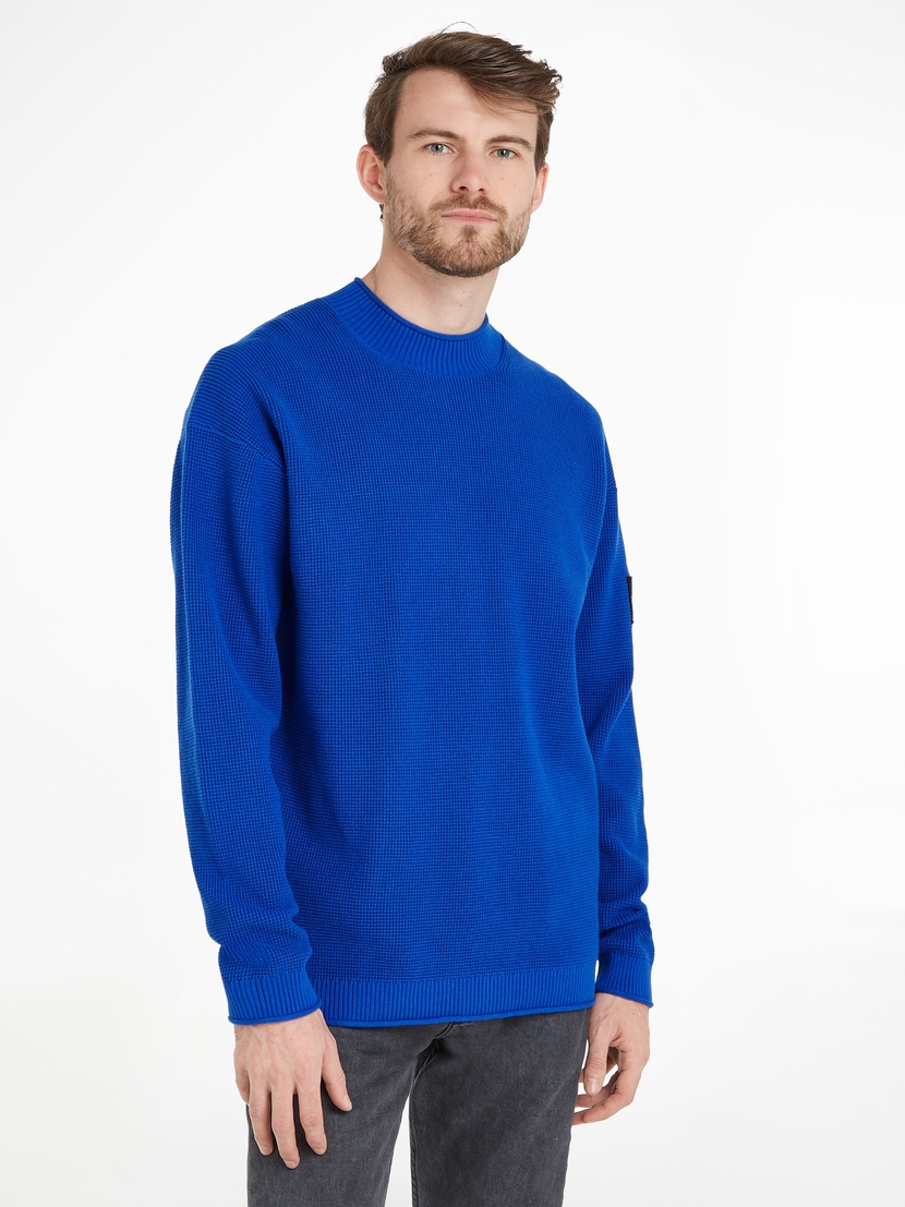 BADGE RELAXED SWEATER