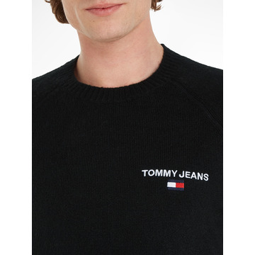Sweater van het merk Tommy Jeans in het Zwart