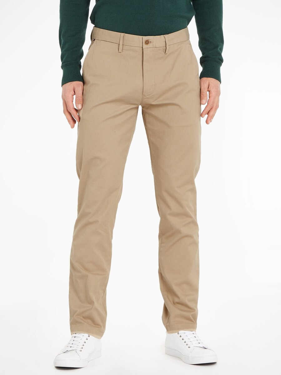 Broek van het merk Tommy Hilfiger in het Kaki