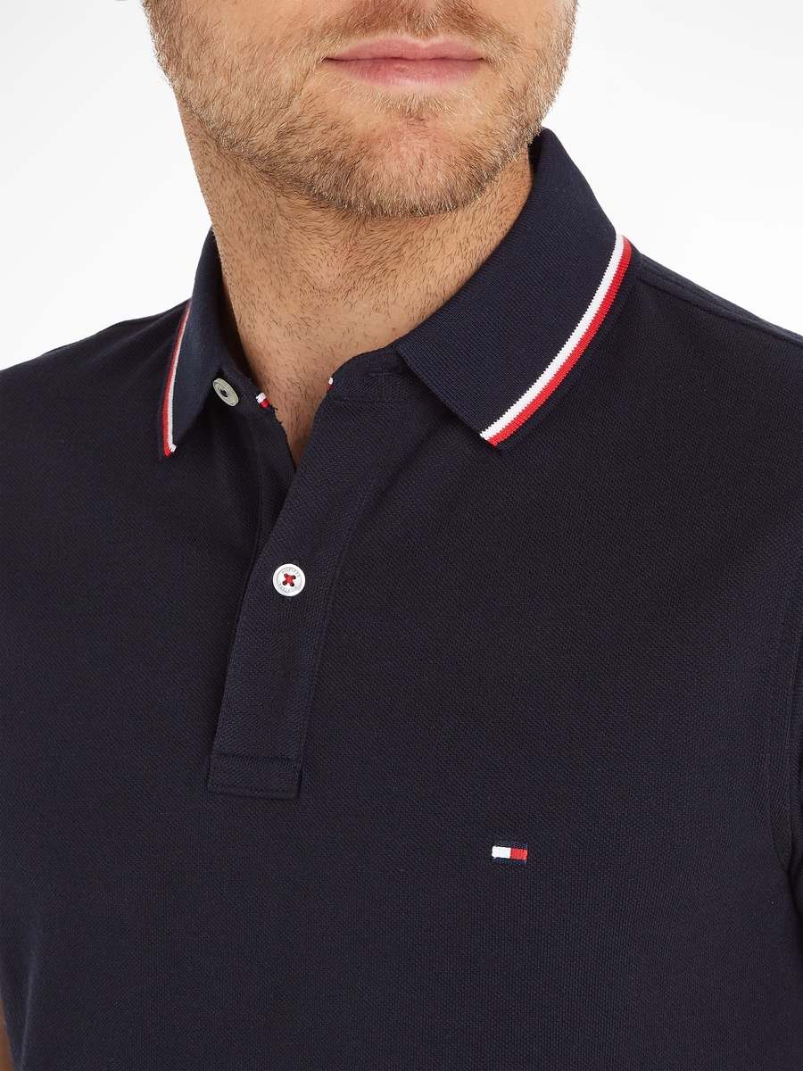 Polo van het merk Tommy Hilfiger in het Blauw