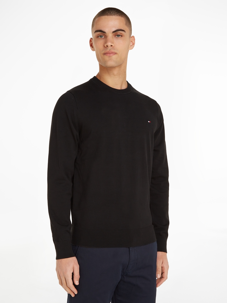 Pull van het merk Tommy Hilfiger in het Zwart