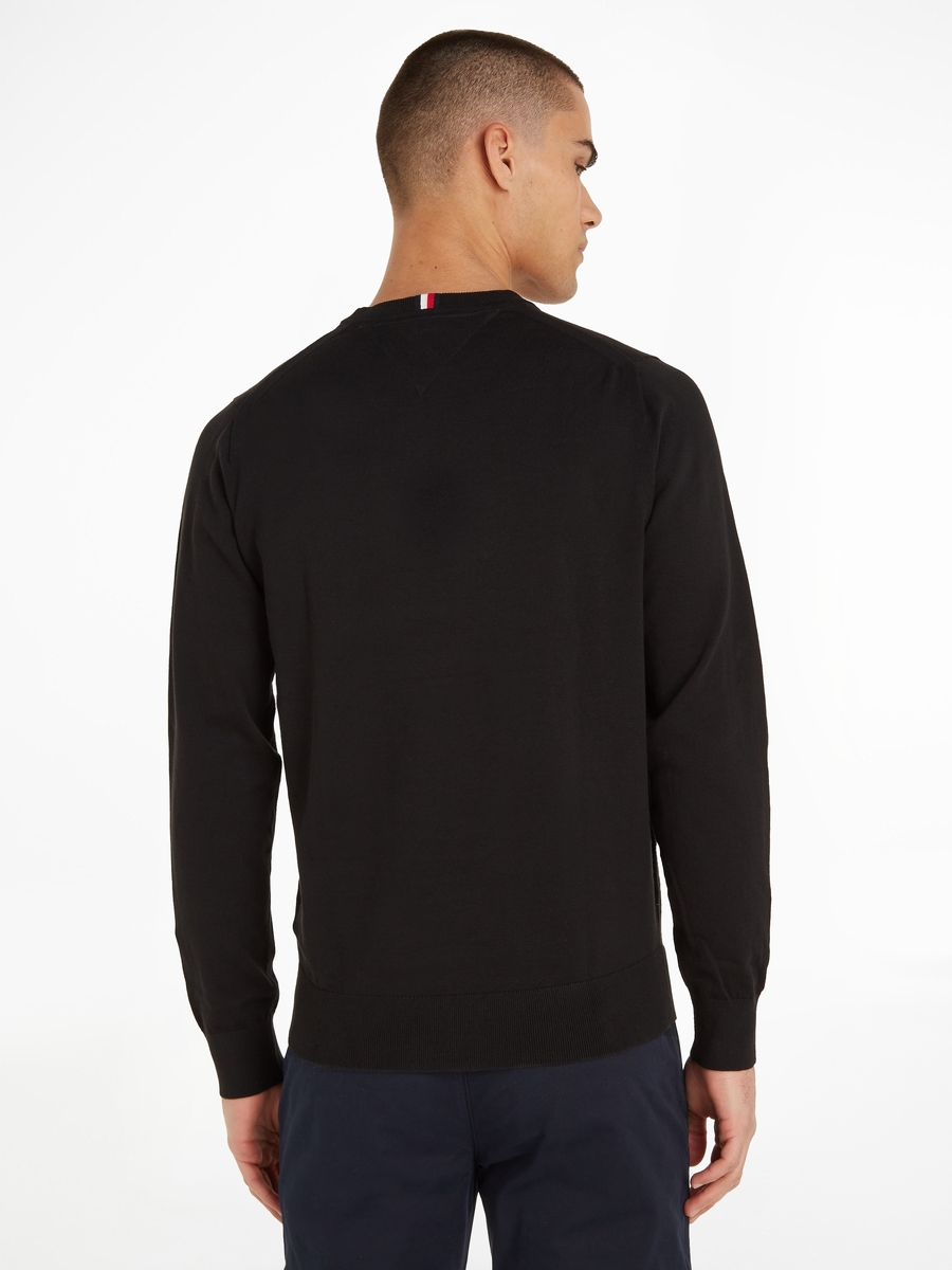 Pull van het merk Tommy Hilfiger in het Zwart