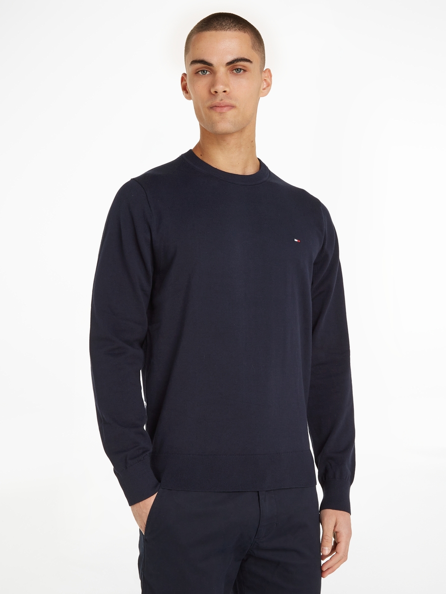 Pull van het merk Tommy Hilfiger in het Blauw
