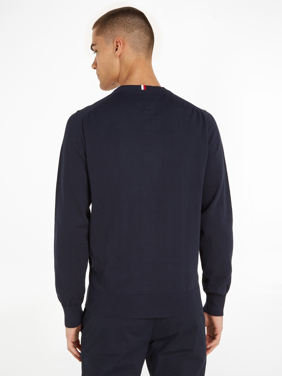 Pull van het merk Tommy Hilfiger in het Blauw