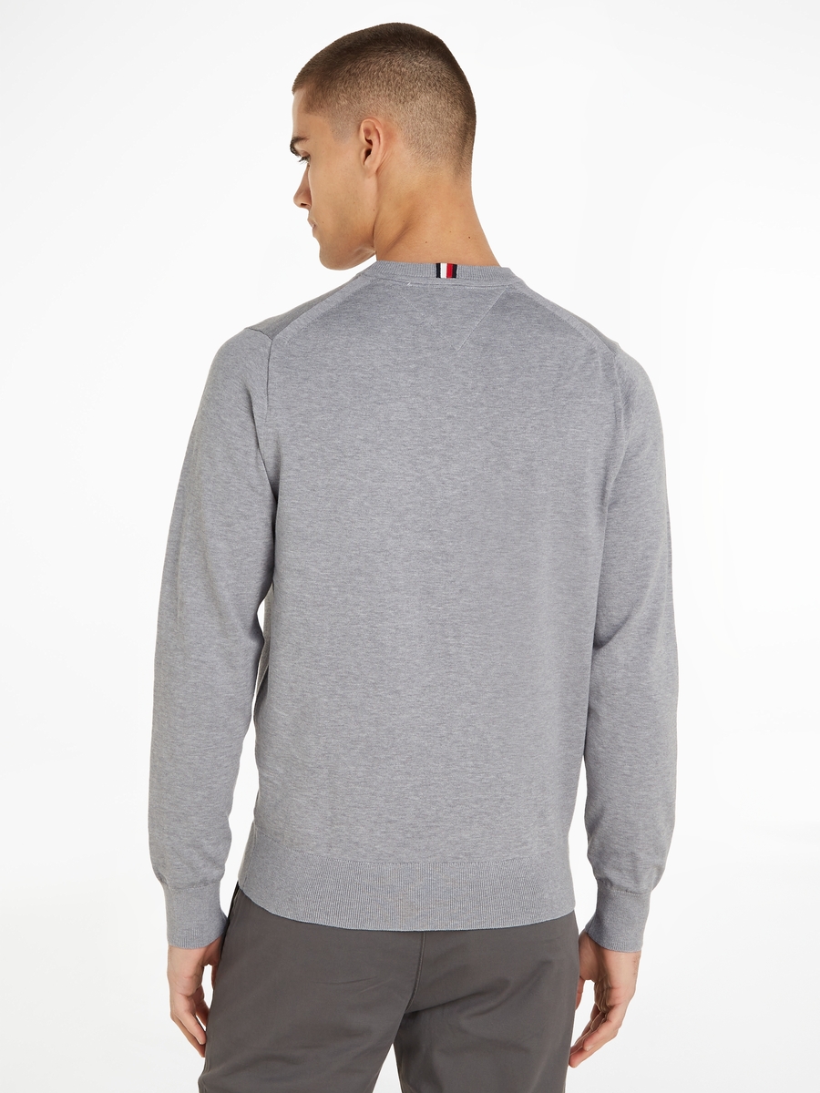 Pull van het merk Tommy Hilfiger in het Grijs
