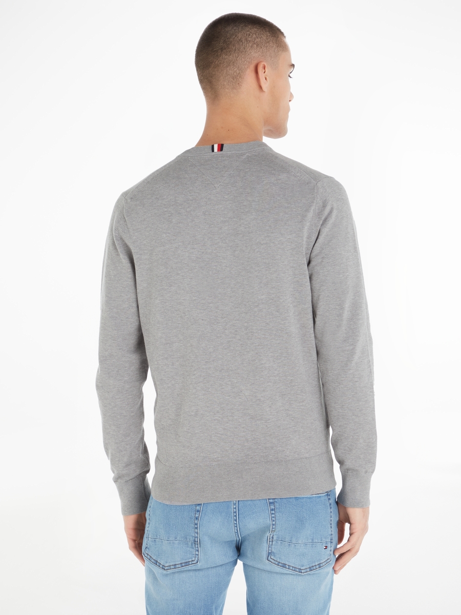 Pull van het merk Tommy Hilfiger in het Grijs