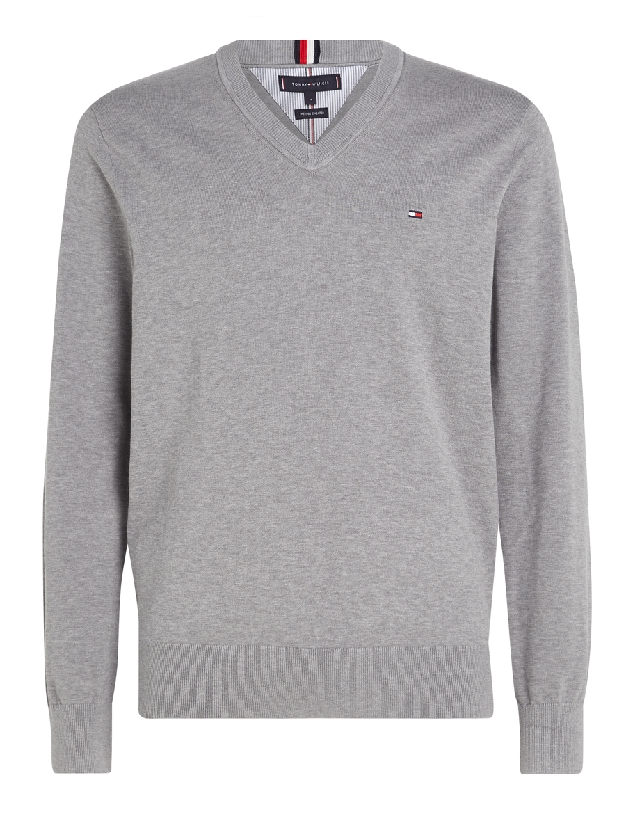 Pull van het merk Tommy Hilfiger in het Grijs