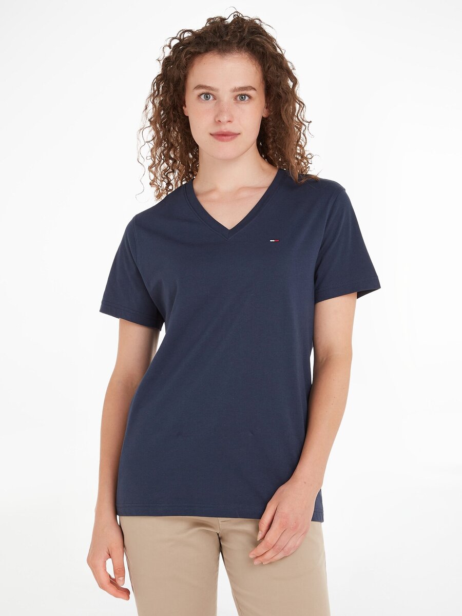 T-shirt van het merk Tommy Jeans in het Marine