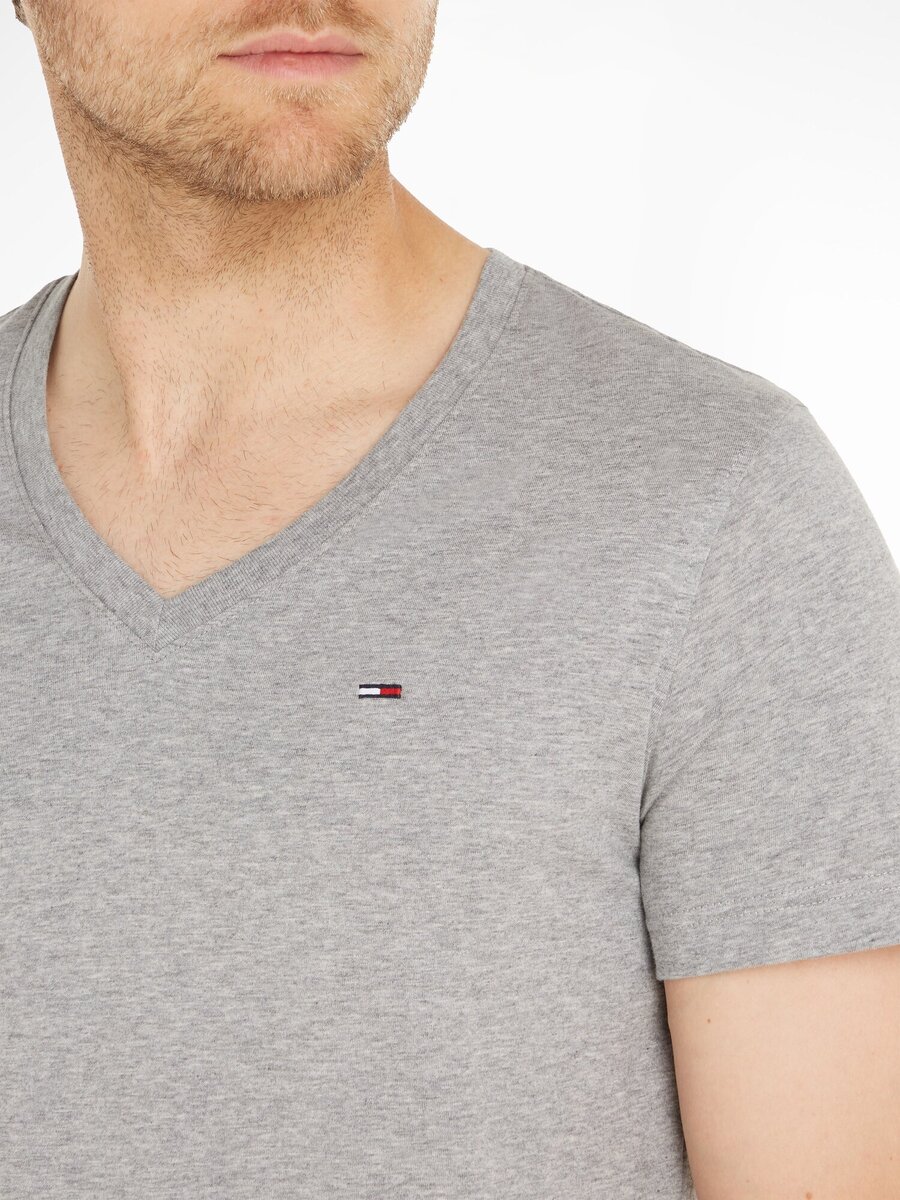 T-shirt van het merk Tommy Jeans in het Grijs