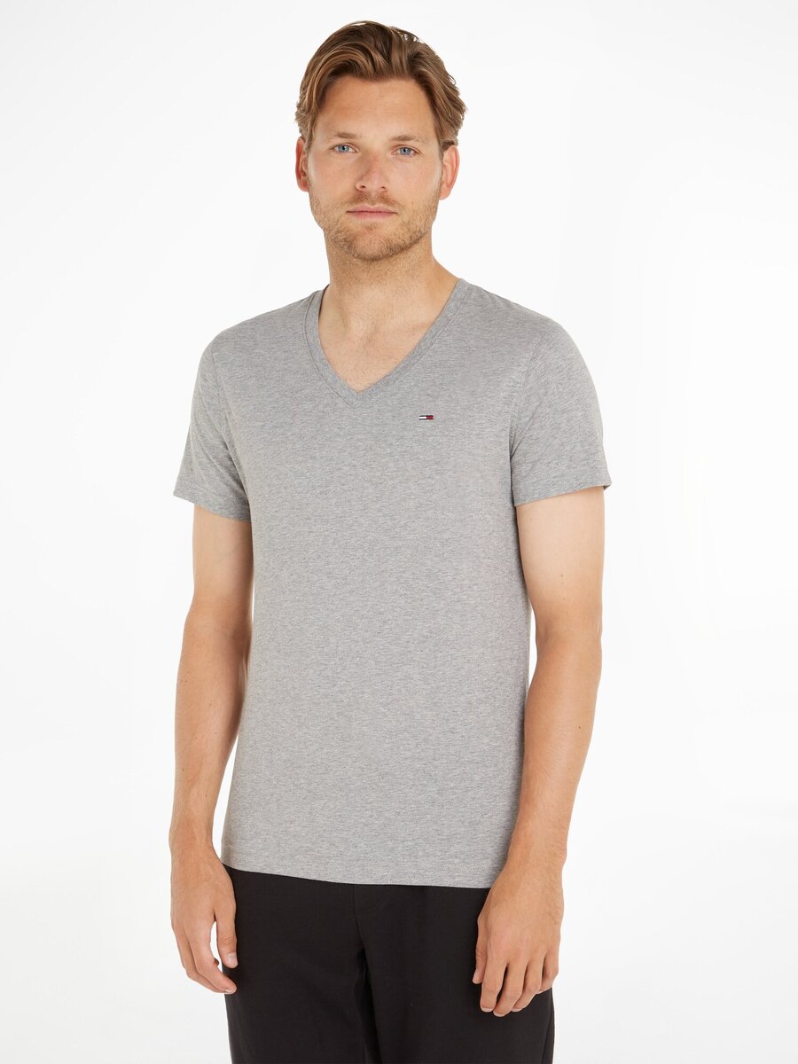 T-shirt van het merk Tommy Jeans in het Grijs
