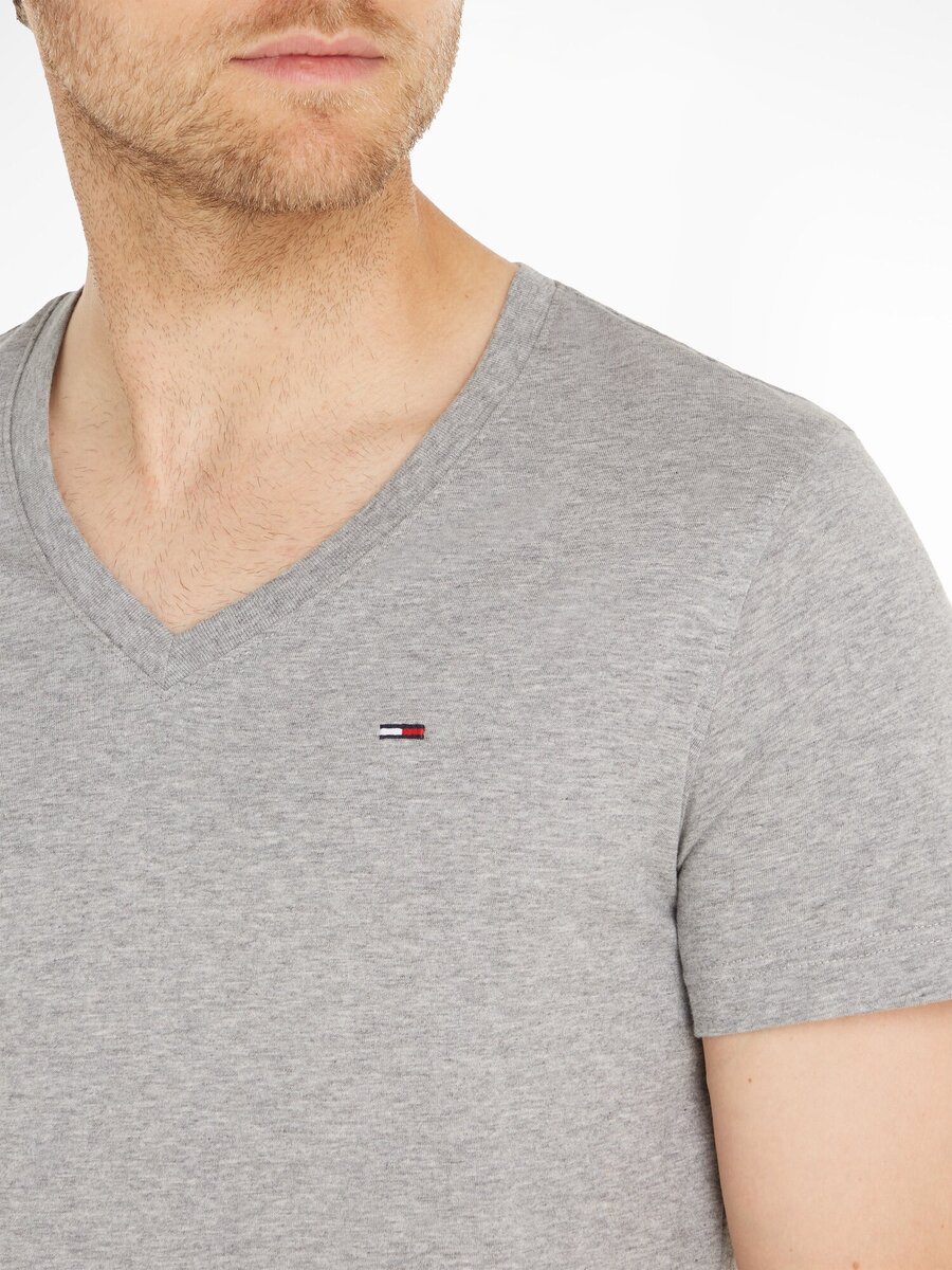 T-shirt van het merk Tommy Jeans in het Grijs