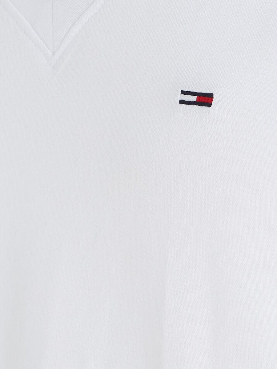 T-shirt van het merk Tommy Jeans in het Wit