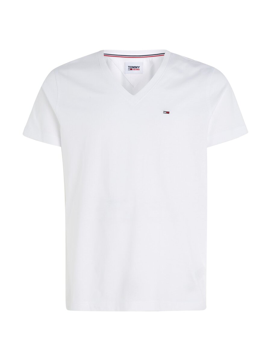 T-shirt van het merk Tommy Jeans in het Wit