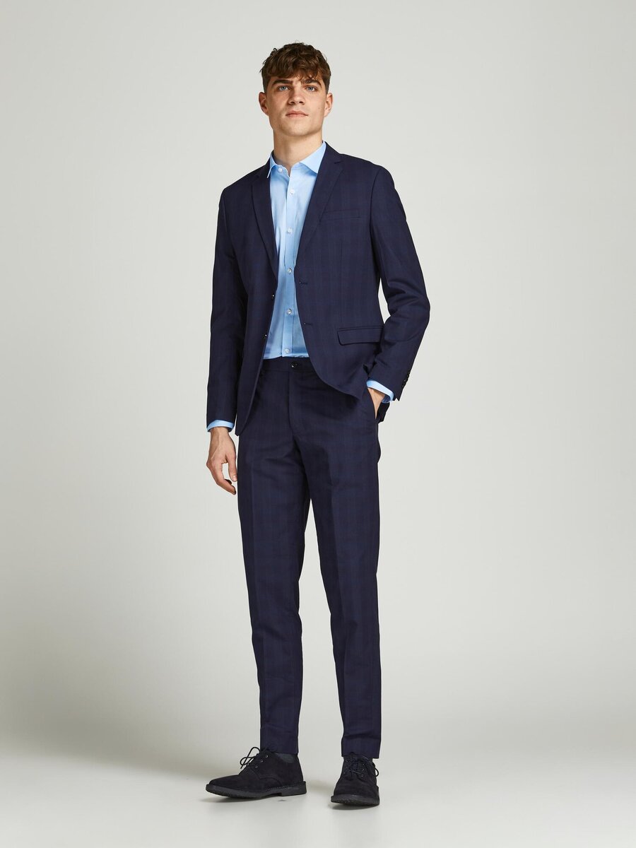 Hemd van het merk Jack & Jones Premium in het Blauw
