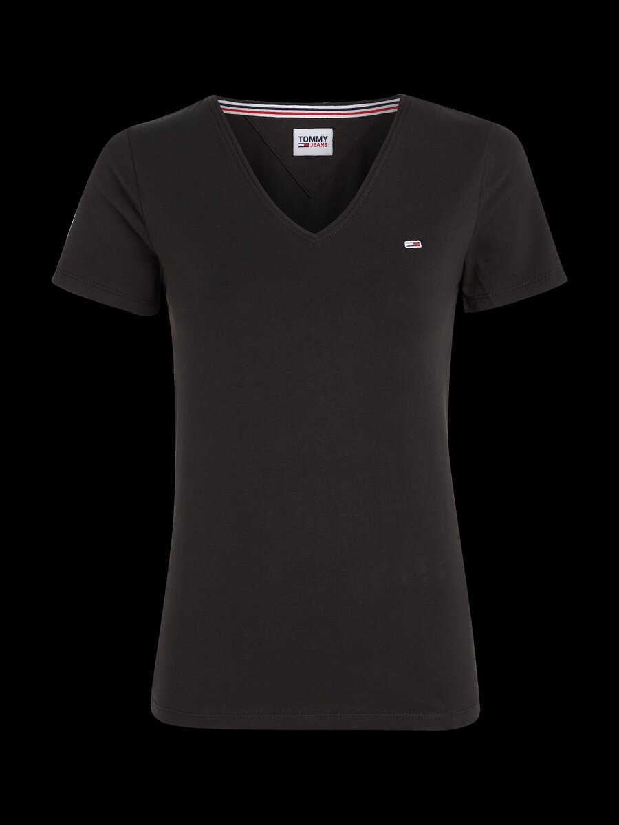 T-shirt van het merk Tommy Jeans in het Zwart