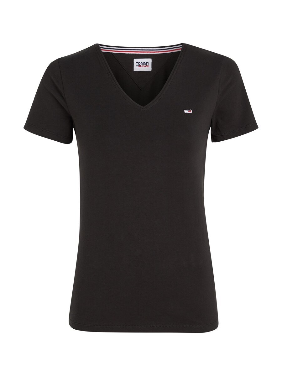 T-shirt van het merk Tommy Jeans in het Zwart