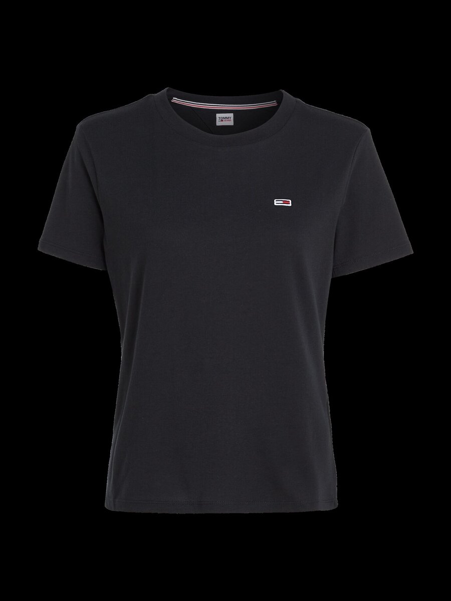 T-shirt van het merk Tommy Jeans in het Zwart